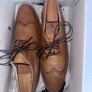 Men's Brown Leather Brogue Shoes